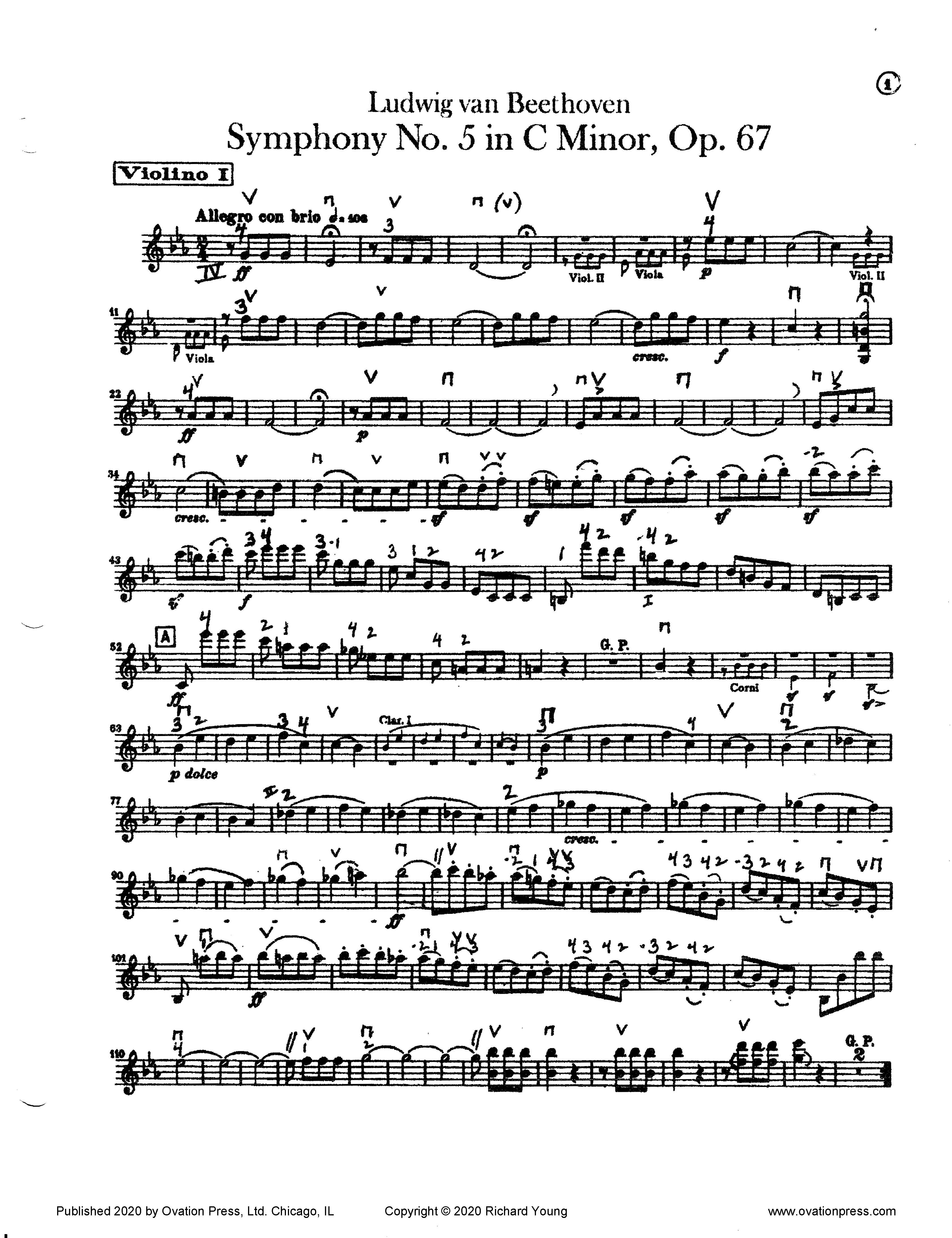 Beethoven Symphony No. 5 (for Advanced Orchestra)