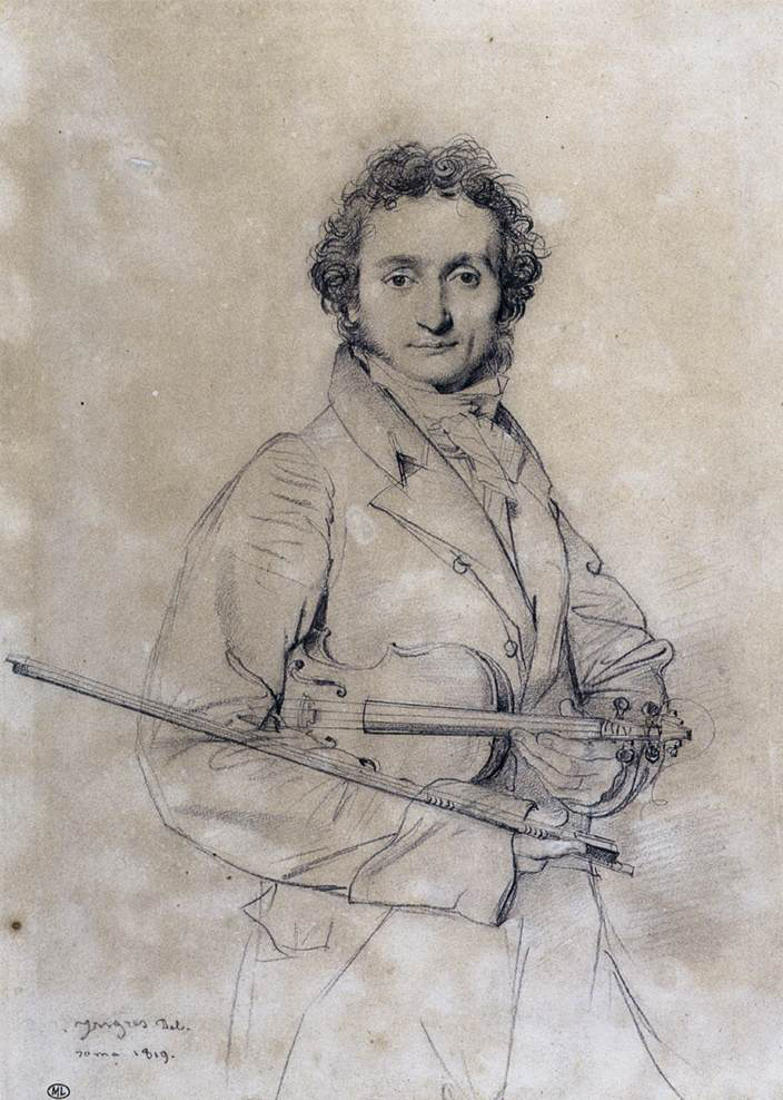 Sketch of Niccolo Paganini